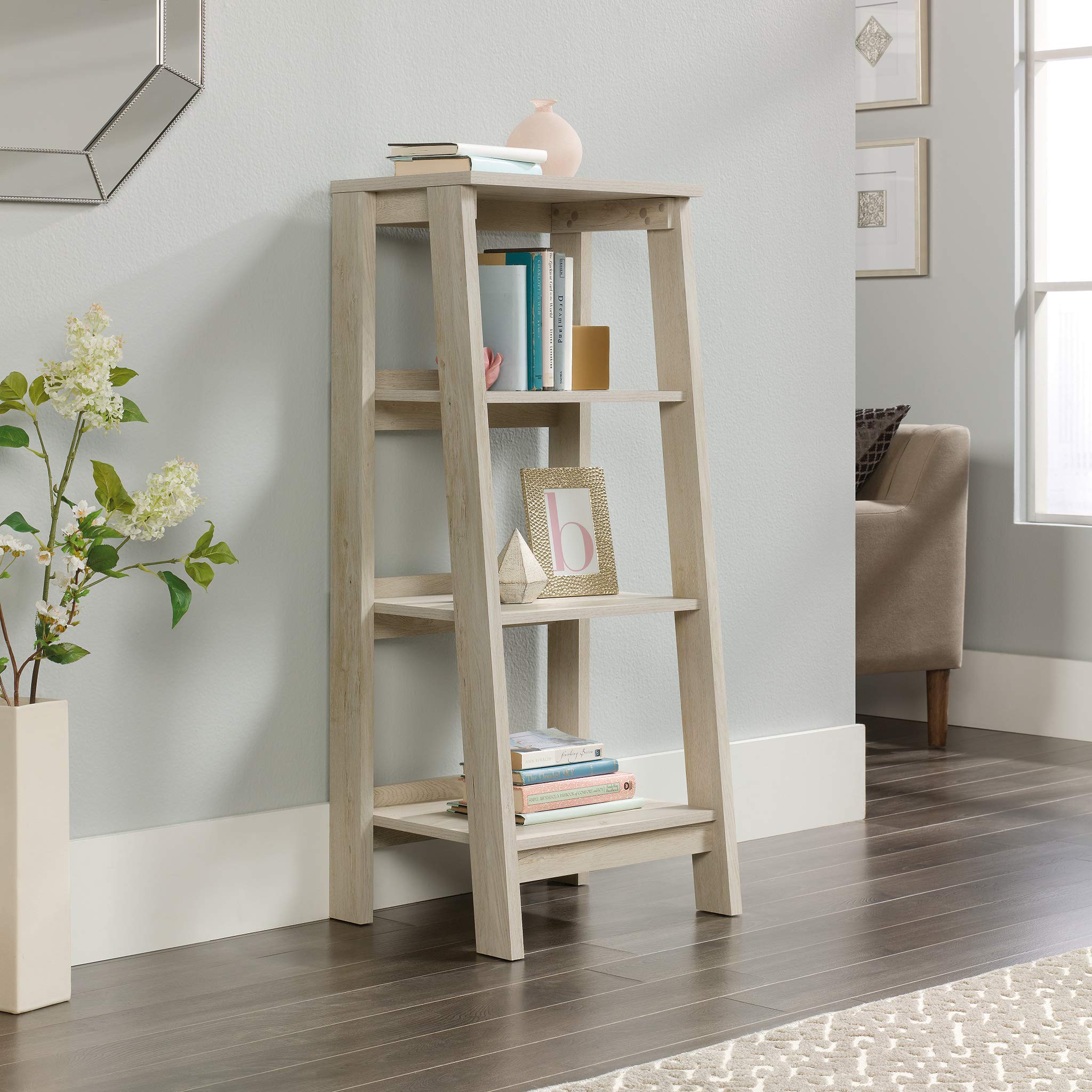 Sauder Trestle 3Shelf Bookcase, Chalked Chestnut finish Pricepulse
