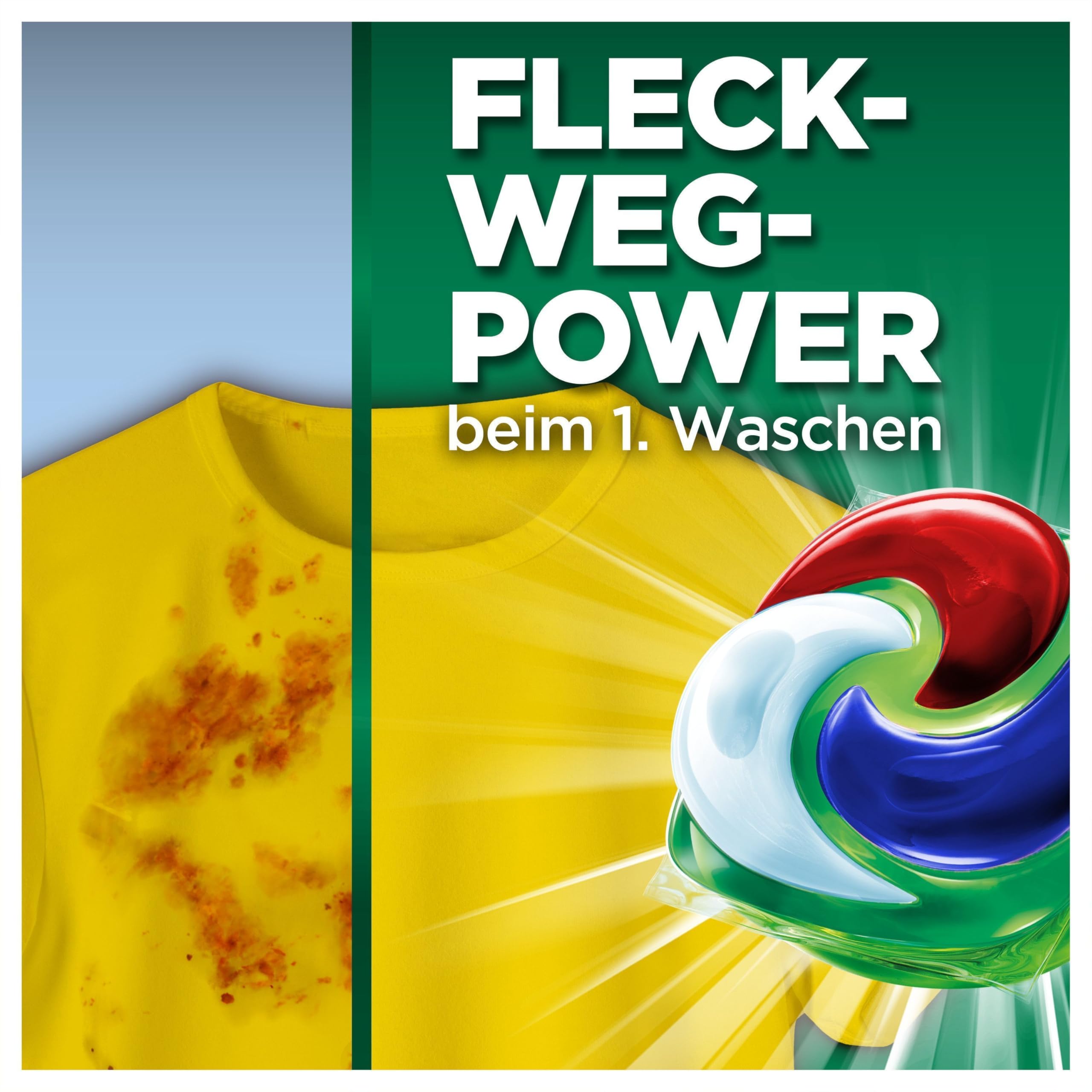 Ariel Waschmittel Pods All-in-1, Flüssigwaschmittel Kapseln 100 Waschladungen, Color+, Kraftvolle Fleckentfernung ab der 1. Wäsche 2