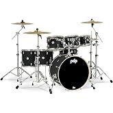 PDP Concept Maple Shell Pack - 7-Piece - Satin Black