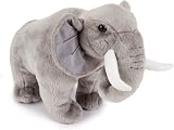 Zappi Co Plush Elephant - Soft Cuddly Safari Toy for Kids 36cm