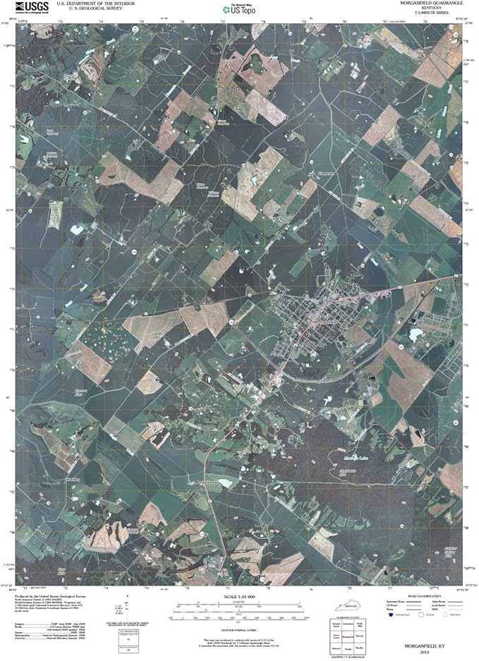 2010 KY Kentucky USGS Historical