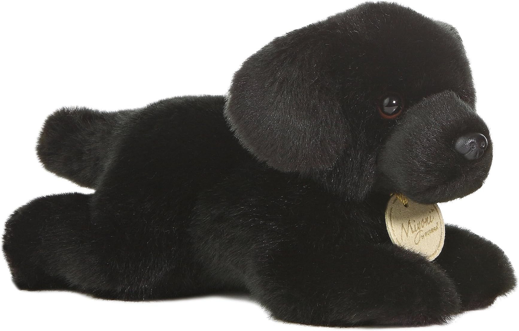 Miyoni 10889 8-inch Labrador Plush (Black)
