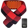 Heated Scarf for Women & Men - Rechargeable Electric Heating Scarf, 4000mAh Power Bank Included, Neck Warmer