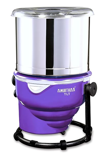 AMIRTHAA TLT Tilting Tabletop Wet Grinder - 2 Liter (Lavender)