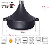 INTIGNIS Tagine Cooking Pot 28cm 4.2L Oven Proof Aluminium Induction Gas view 3