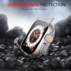 Misxi 2 Pack Hard PC Case with Tempered Glass