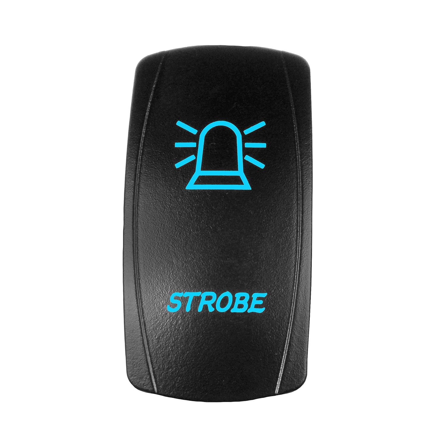 STVMotorsports 5 Pin Laser Rocker Switch Strobe On/Off LED Light 12V 20A – Blue
