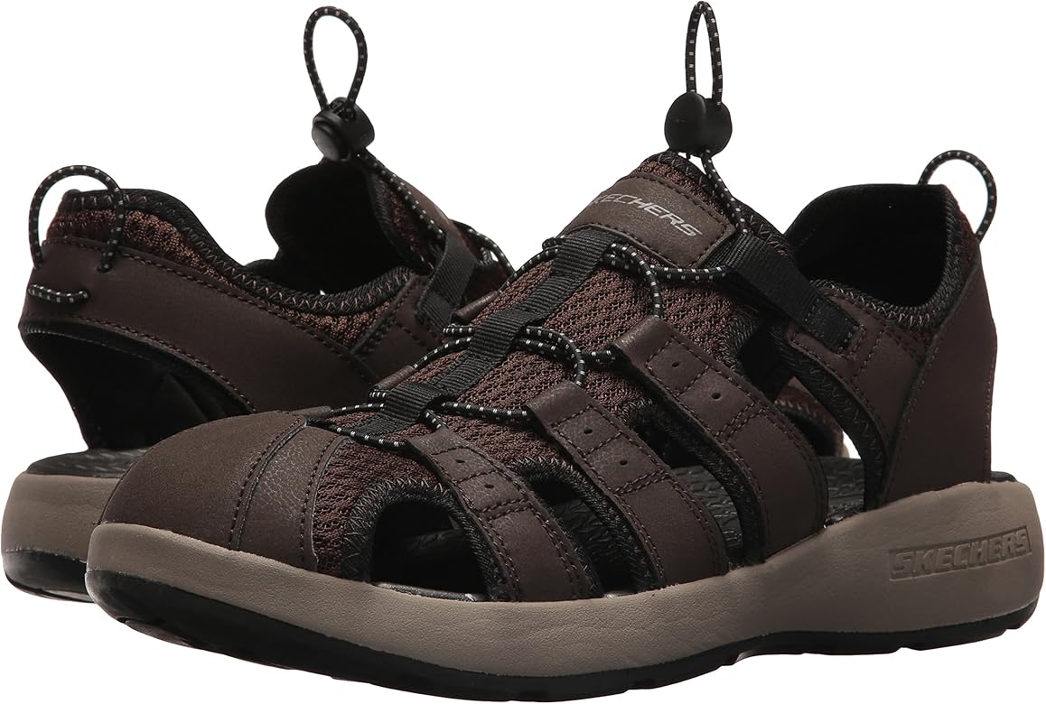 skechers men's melbo journeyman 2 fisherman sandal