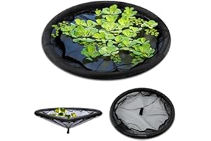 GliCraft Diameter Fish Barrier Floating Island Plant Protector Black Floating Flora Island Round for Your Home Pond Protects Your Floating Plants from Pond Fish