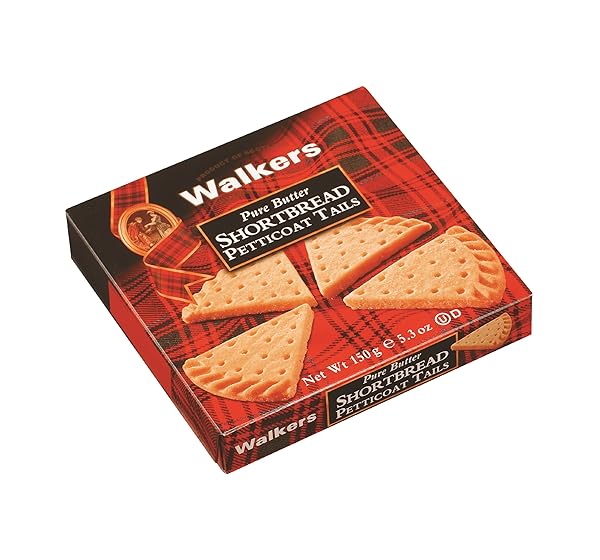 WALKERS PURE BUTTER SHORTBREAD PETTICOAT TAILS, 5.3 OUNCE