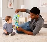 LAMAZE 3-In-1 Clip & Go Bear Baby Toy Safety Teether Black White view 6