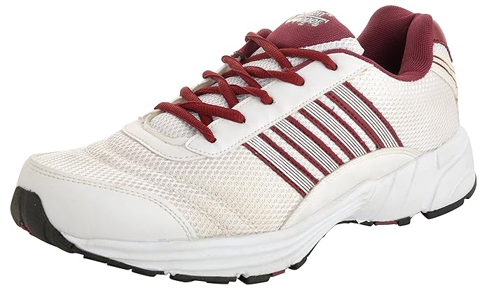 maroon running shoes