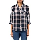 Tommy Hilfiger Womens Long Sleeve Button Up Roll Tab Sportswear Top