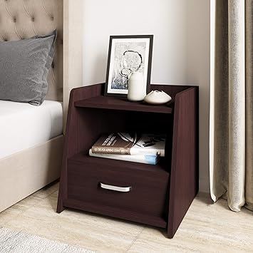 Amazon Brand Solimo Rigel Engineered Wood Bed Side Table