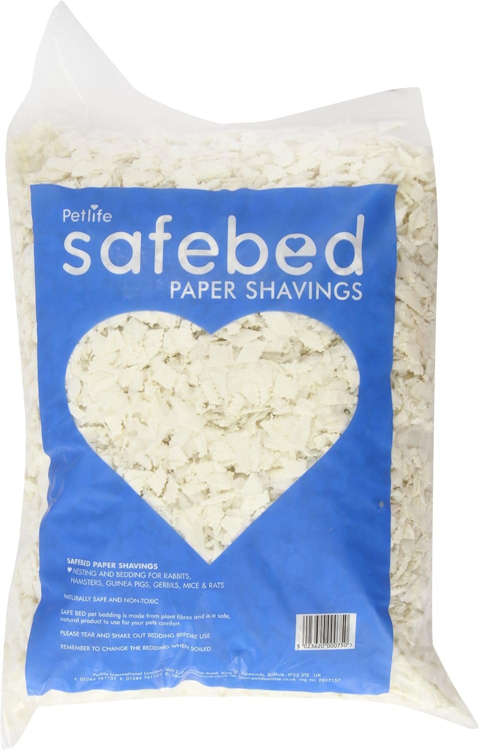 Petlife Safebed paper Shavings Small Animal Bedding Carry Home for Small Pet, GREY