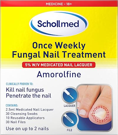 Schollmed Once Weekly Fungal Nail Treatment Amorolfine 2.5 ml