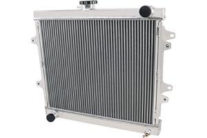 AW ALLOYWORKS ALLOYWORKS 3 Row All Aluminum Radiator For 1984-1995 Toyota Pickup DLX / 4 Runner SR5 2.4L L4 MT US