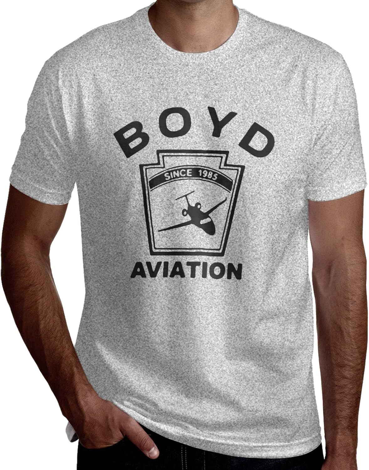 Amazon.com: Boyd Aviation - from Fletch Men T Shirt Classic Short