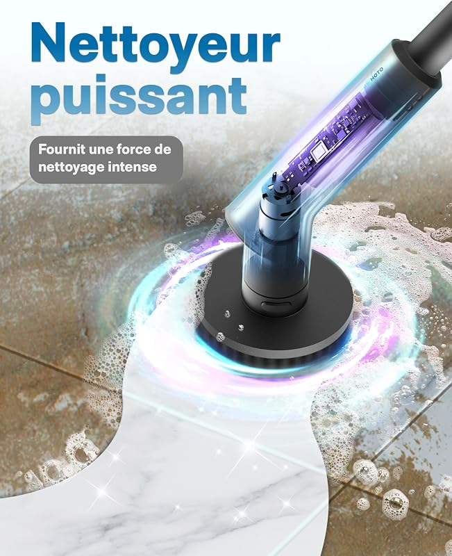 Brosse Nettoyage Electrique Rotative, Brosse Rotative Électrique,IPX7