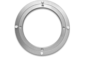 TROOPS BBQ Lazy Susan Turntable Ring - Heavy-Duty Aluminum Lazy Susan Bearing Hardware Single-Row Ball Bearings for Heavy Loads (225 lbs. Capacity) - 8 Inches