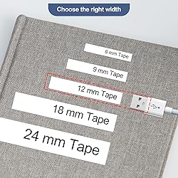 20x Replace for Dymo 45013 D1 Label Tape Black on