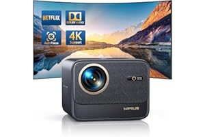 [Netflix Certified & Dolby Audio] 4K Projector with Wifi6 & Bluetooth, WiMiUS 700ANSI Native 1080P 6D Auto Focus & Keystone Home Theater Smart Projector, Outdoor Movie Projecor with Netflix 7000+Apps