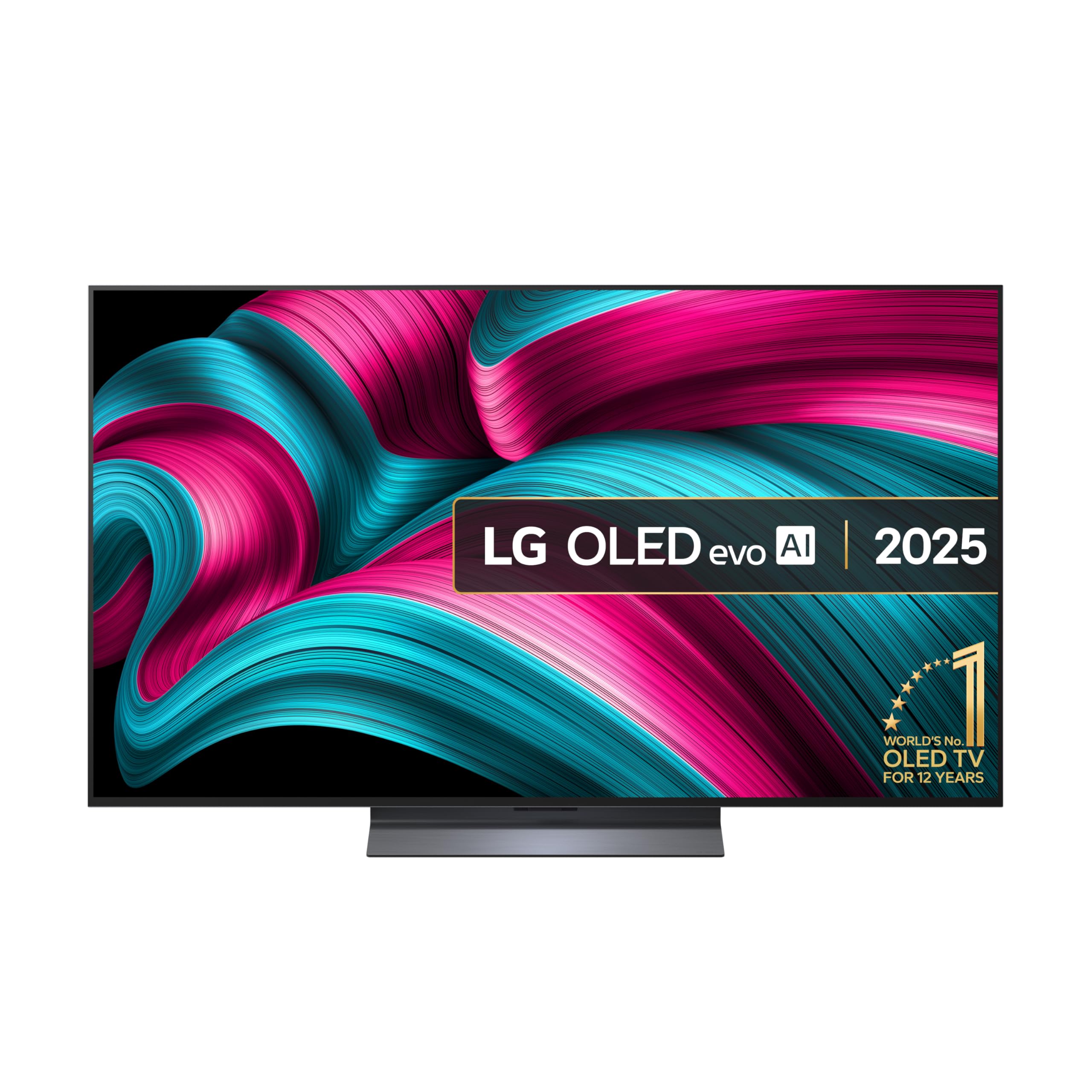 LG OLED55C55LA 55-Inch OLEDevo 4K UHD Smart TV, (α9 AI Processor Gen7, Dolby Atmos, Freeview Play and Amazon Alexa, 120Hz) [Model 2025]