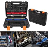 E-cowlboy Fit for BMW Timing Tool kit Master Engine Timing Vanos Cam Camshaft Locking Tool,Crankshaft Flywheel Alignment Tool Kit Compatible for BMW 2.5L 3.0L N51 N52 N53 N54 N55 Engines