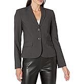 Calvin Klein Women's Two Button Lux Blazer (Petite, Standard, & Plus)