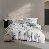 Calvin Klein - Queen Comforter Set, Floral Inspired Soft Bedding with Matching Shams, Oeko-Tex Certified (Aquarelle Floral Grey, Queen)