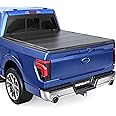 KUIPERAUTO Quad Hard Truck Bed Tonneau Cover Fiberglass Compatible for 2015-2025 Ford F150 F-150 Styleside 5.5FT Bed (Not for Flareside)