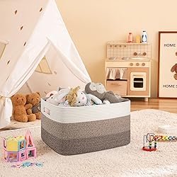 OIAHOMY Large Blanket Basket For Living