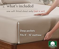 California Design Den Twin XL Fitted Sheet