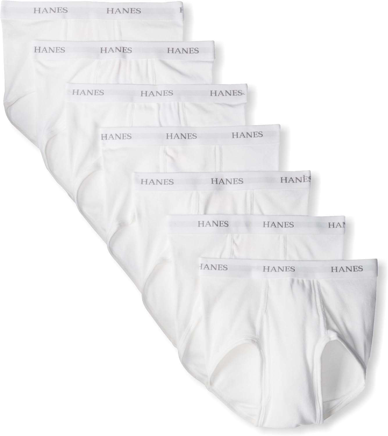 Hanes Ultimate Men's 7-Pack Full-Cut Pre-Shrunk Briefs - Colors May Vary at  Men’s Clothing store: Briefs Underwear