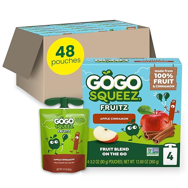 GOGO SQUEEZ NO SUGAR ADDED APPLESAUCE AND FRUIT...