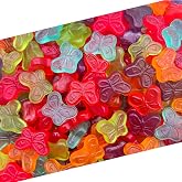 Gummy Butterflies, Mini Butterflies Gummy Candy, Fruit Flavors, 1 Lb Bag | Chewy Candy for Garden Themed Parties &amp; Buffets