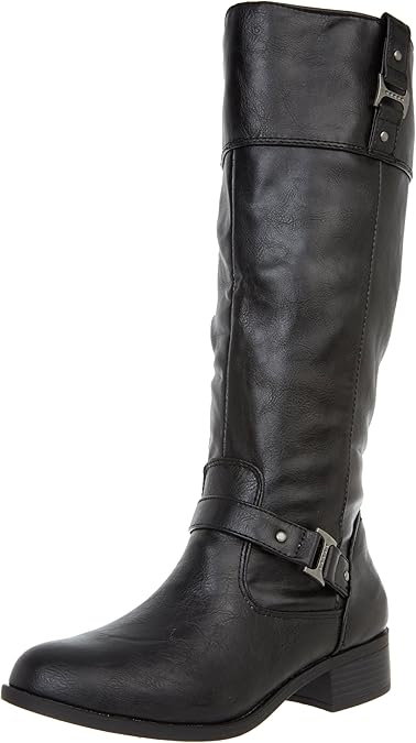 rampage black cowboy boots