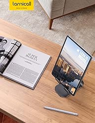 Lamicall Tablet Stand Adjustable, Tablet Stand