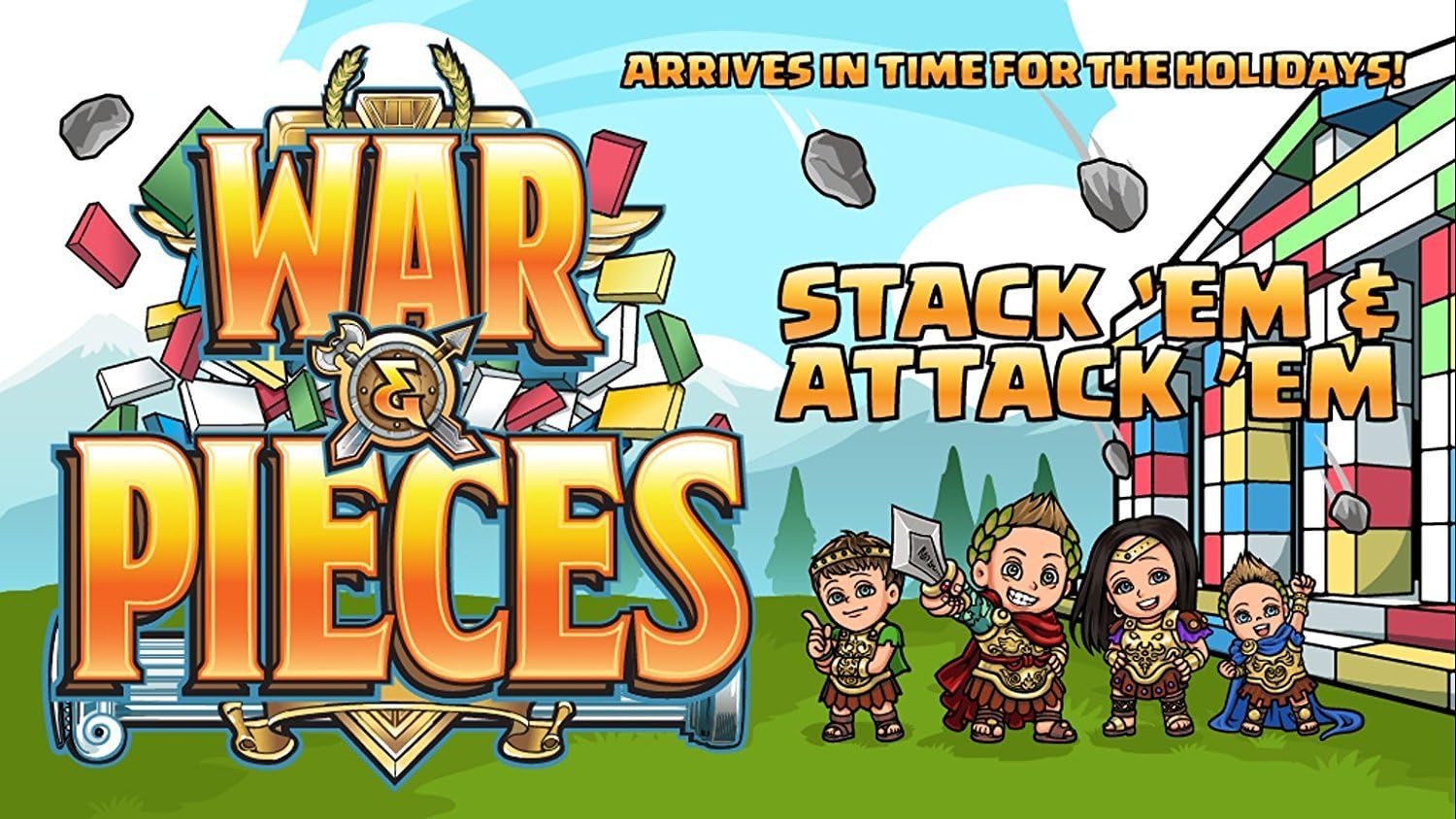 War Pieces Board Game, Family Party Game, 4-Player Premium Edition