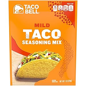 Taco Bell Mild Taco Seasoning Mix (1 oz Packets, Pack of 24)