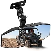 ZIDIYORUO Upgreaded UTV Rearview Mirror Compatible with CFMOTO UFORCE 1000/1000 XL & Polaris Ranger 1000 XP 900 XP 500 570 / Crew, Solid Stable & Wide View Convex Uforce Center Rearview Mirror