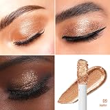 Oulac Liquid Glitter Eyeshadow Jupiter 09 Metallic Gold 6.8g Vegan view 3