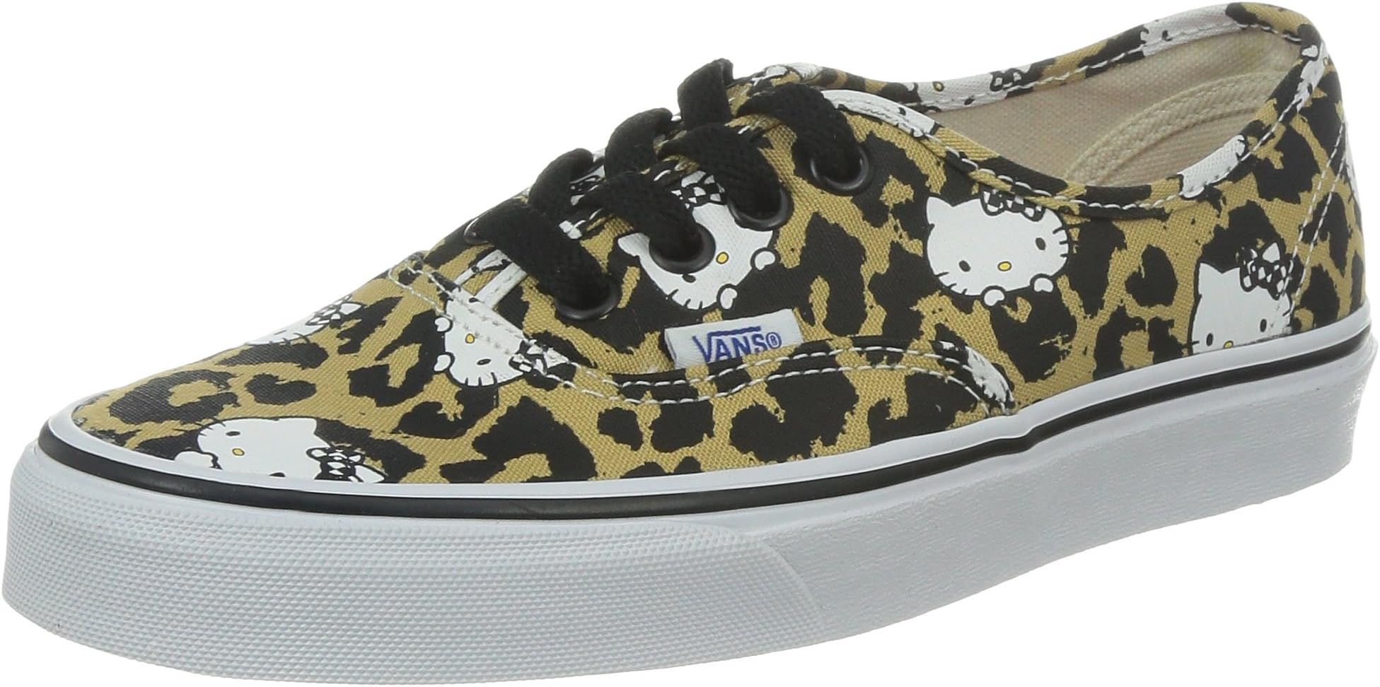 Vans Unisex Authentic? (Hello Kitty) Leopard/True White Men's 5.5, Women's 7 Medium