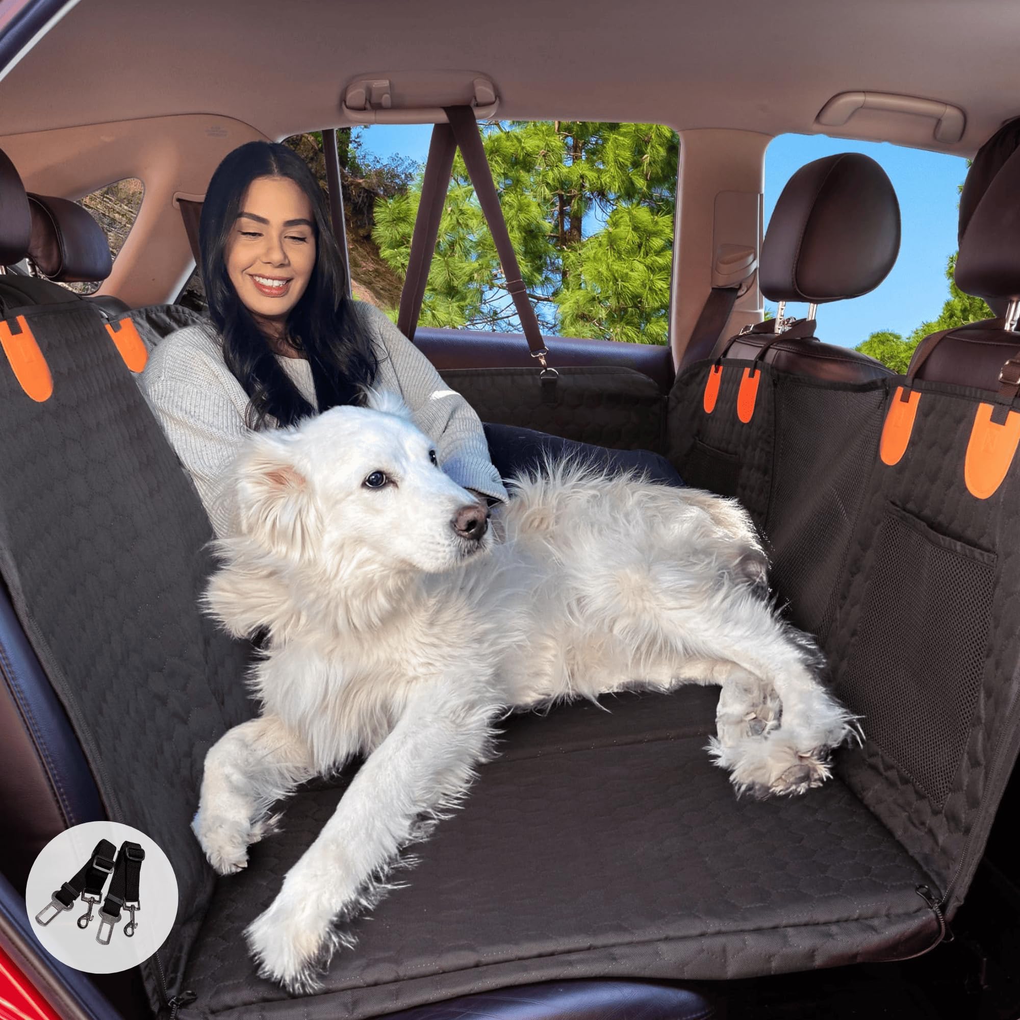 Beautiful view of Dog Car Seat Cover For Renault Sedan