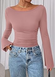 PRETTYGARDEN Women's Long Sleeve Shirts 2025 Fall