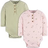 Gerber baby-girls Baby Boys' and Baby Girls' 2-pack Bodysuits
