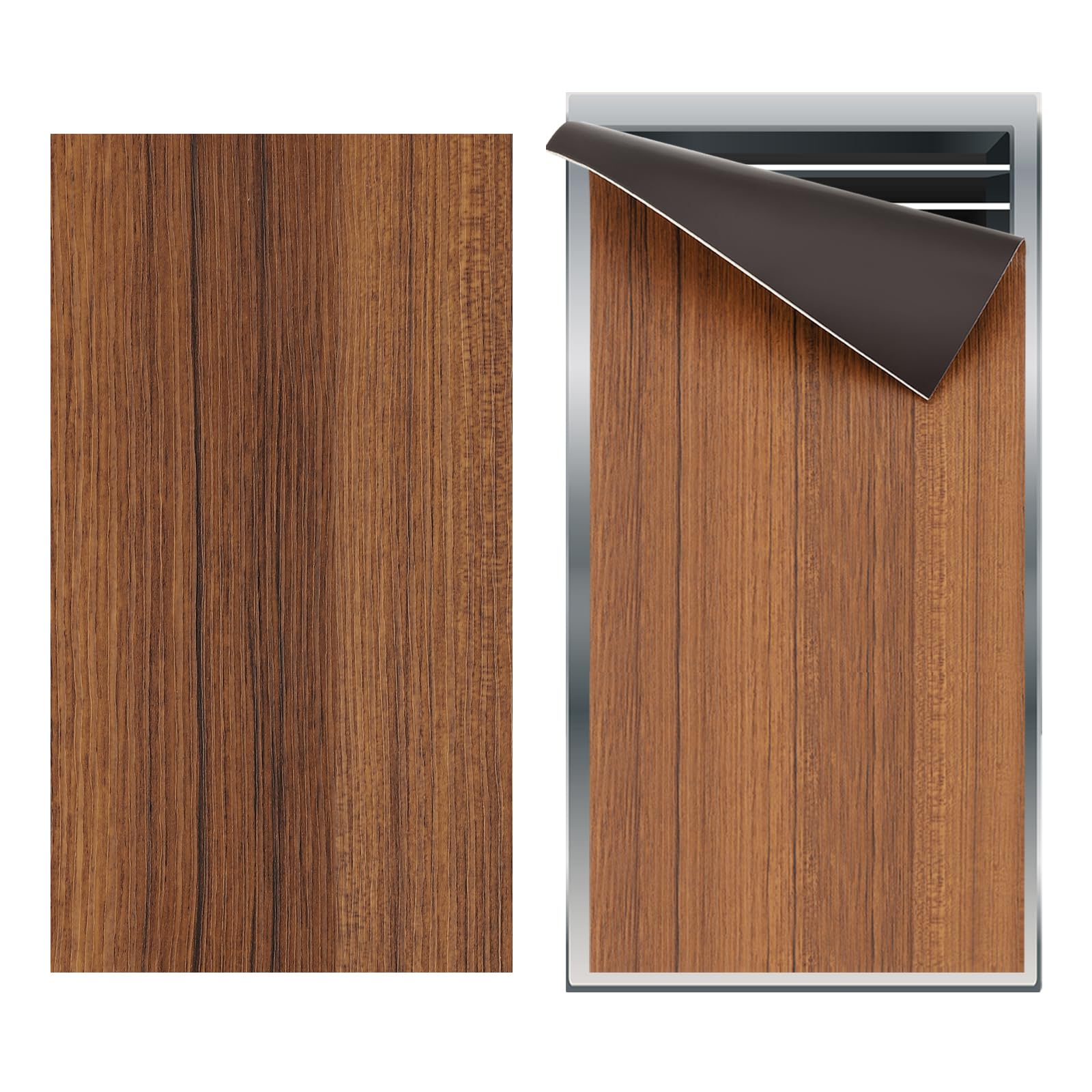 PATIKIL 10"x5.5" Magnetic Vent Cover, Floor Wall Air Registers Cover High Strength Magnetic Vent Blocker for Home RV HVAC Fireplace Furnace, Wood Grain Color