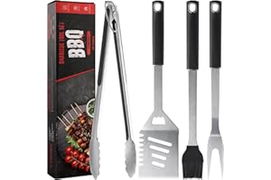 BBQ Accessories Grill Tools, Heavy Duty Grilling Accessories Barbecue Accessories Stainless Steel Grill Accessories with Spat