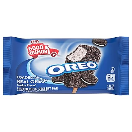 Good Humor Oreo Cookie S N Cream Ice Cream Bar 4 Oz 24 Count Amazon Com Grocery Gourmet Food