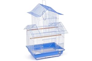 PREVUE PET PRODUCTS Prevue Hendryx SP1720-2 Shanghai Parakeet Cage, Blue and White
